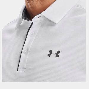 Men's UA Tech™ Polo - white with graphite